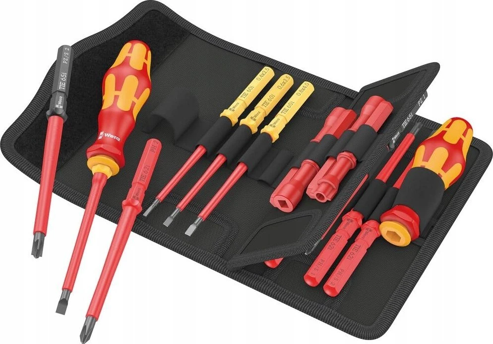 Atsuktuvų komplektas Wera Kraftform Kompakt VDE 18 Universal 2 Tool Finder; 18 vnt.