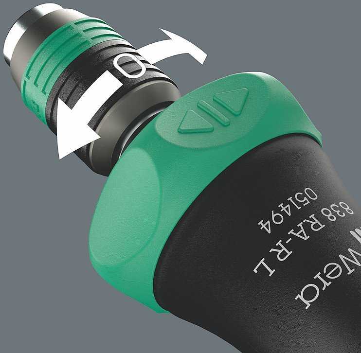 Įrankių rinkinys Wera Wera Kraftform Kompakt 60 RA-R Imperial 1, 17-teilig
