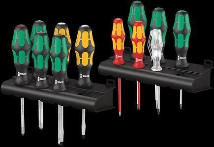 12 atsuktuvų rinkinys WERA Kraftform XXL
