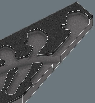 „Wera FOAM INSERT 6004 JOKER“, RINKINYS 1, 5 Vnt.