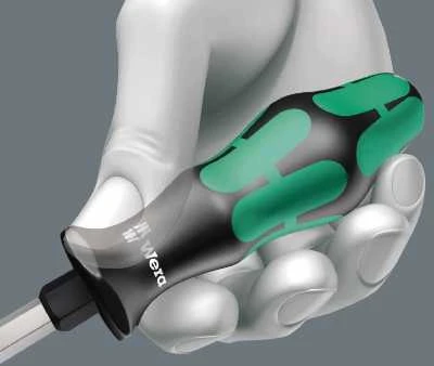 Wera rankena bitams 1/4'' x 177 mm su lenkiamu kotu (05028160001)