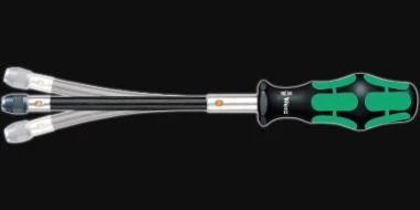 Wera rankena bitams 1/4'' x 177 mm su lenkiamu kotu (05028160001)