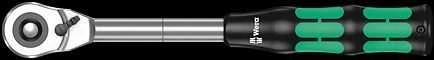 Wera „Zyklop Hybrid“ 1/2 colio reketas ir prailginimas, 2 dalys