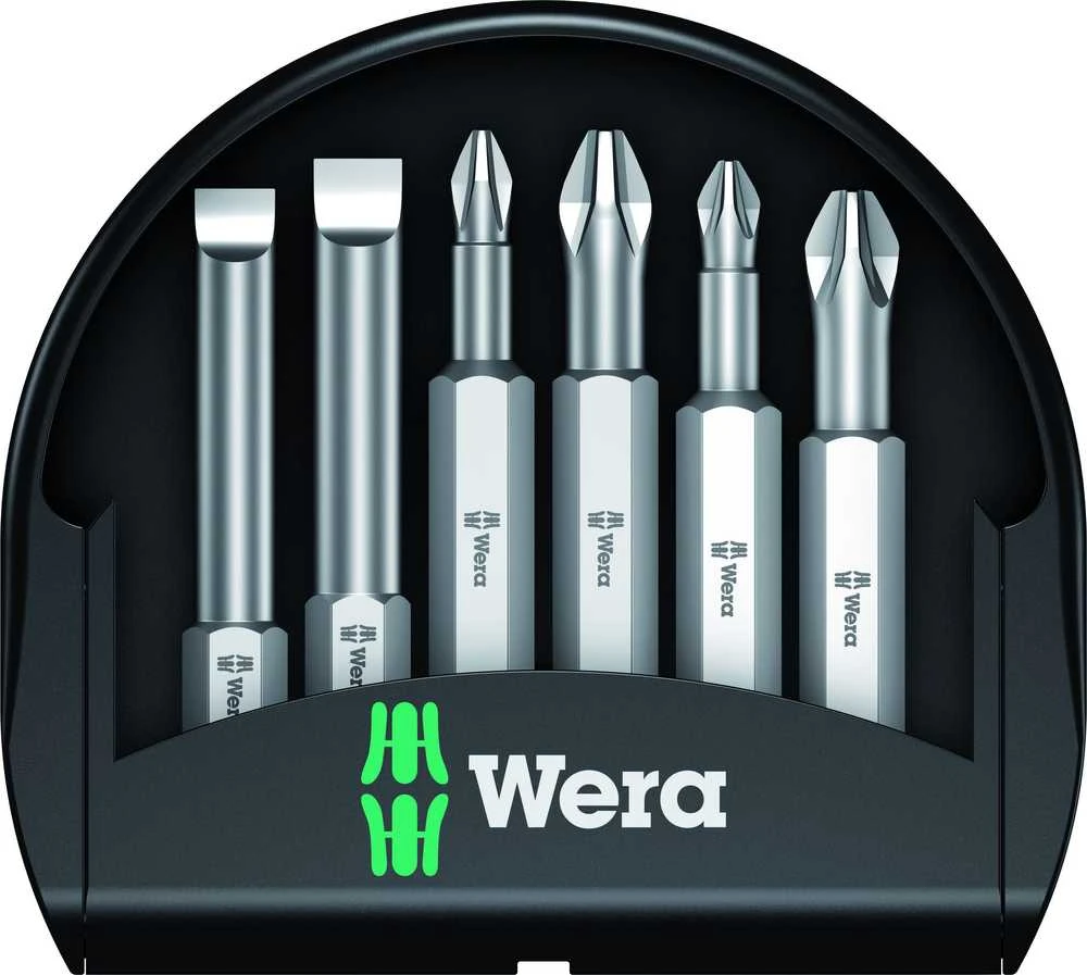 Grąžtas WERA Bit-Check 6 universalus 1