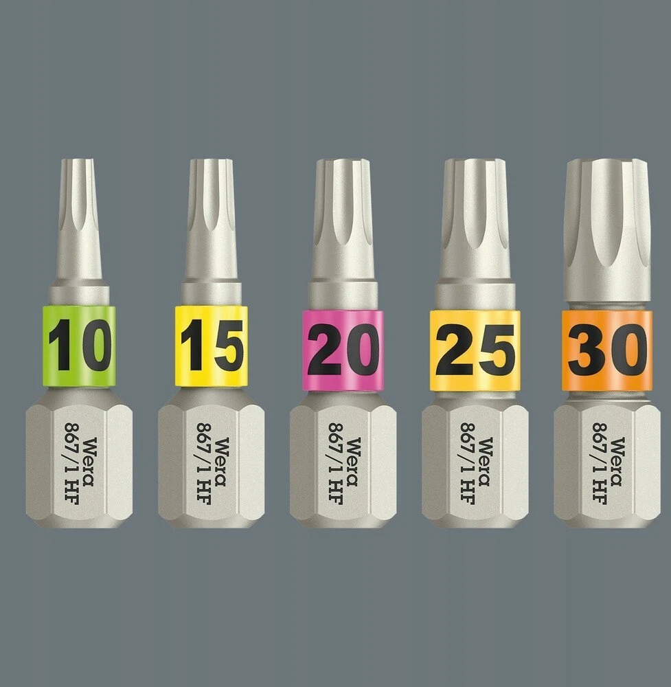 Wera Rinkinys BIT-BOX 20 TX HF, TX 25MM, 20 SZTUK WÃRTH, SPAX