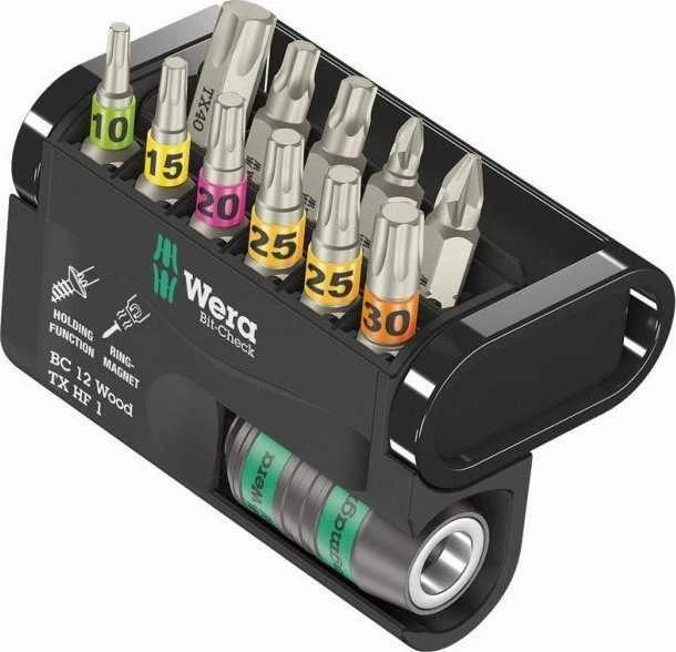 Wera Bit-Check 12 Wood, 12 vnt.