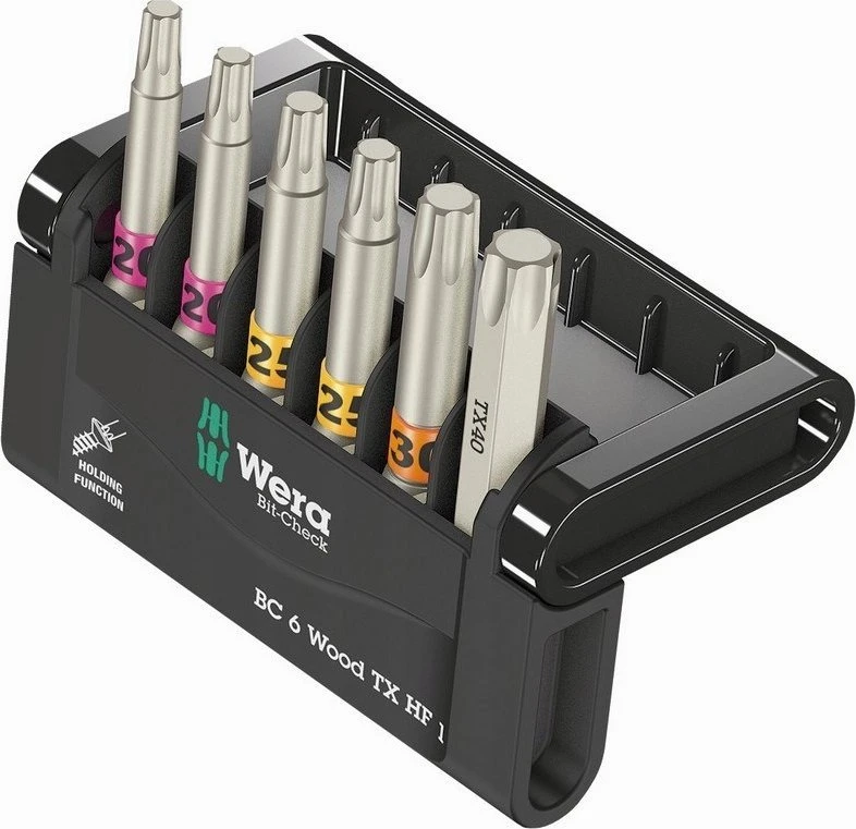 Wera Rinkinys BIT-CHECK 6 TX UNIVERSAL 1, 6CZ.