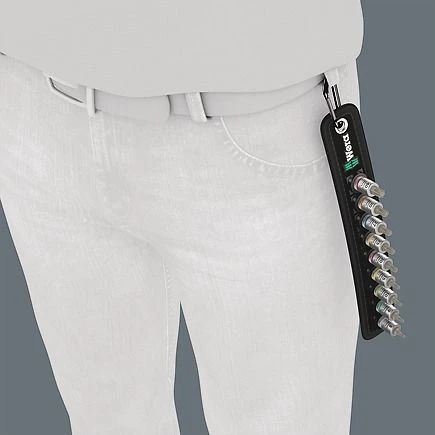 WERA diržas A 3 TORX HF Zyklop antgalių rinkinys TORX 1/4