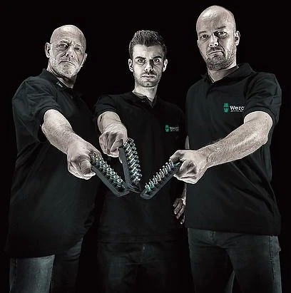 WERA diržas A 3 TORX HF Zyklop antgalių rinkinys TORX 1/4