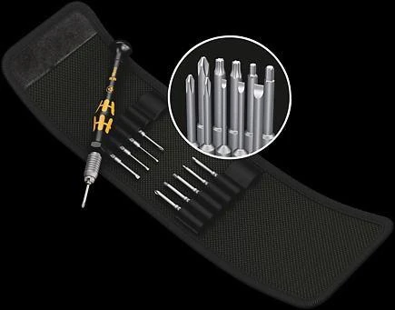 Wera Rinkinys Kraftform Kompakt Micro 11 ESD 1 11 dalys + rękojeść (05073670001)