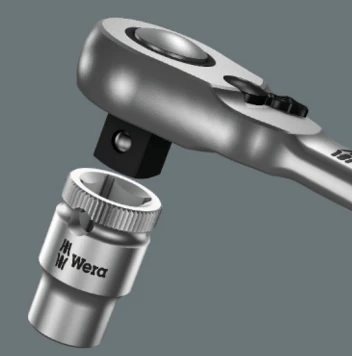 Wera Zyklop metalinė terkšlė su perjungimo svirtimi, 1/2´´, 8004 C