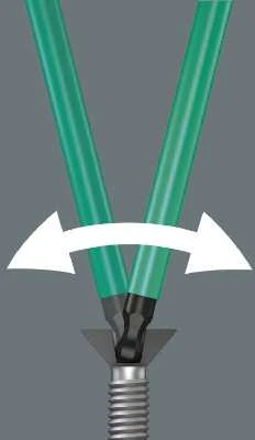 Šešiakampių raktų komplektas WERA, TX8-TX40 mm, TORX tipo, suapvalintu galu, spalvoti, 9 vnt.