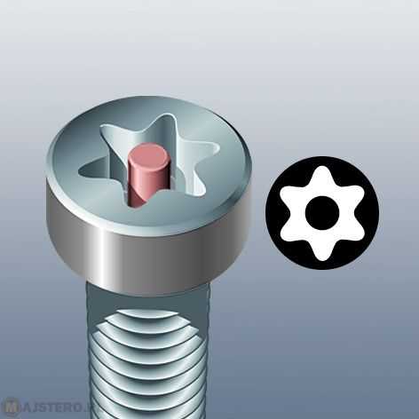 WERA 367/6 TORX BO Kraftform atsuktuvų rinkinys + stovas