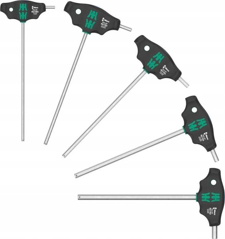 Wera Atsuktuvų rinkinys HEX PLUS profiliui W 454/5 HF SHK SET 1, 5 vnt.