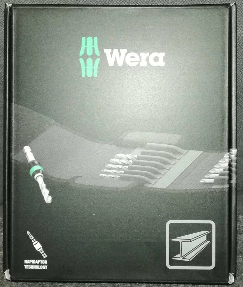 Wera 848/851/867/19 metalo spiralinių grąžtų rinkinys
