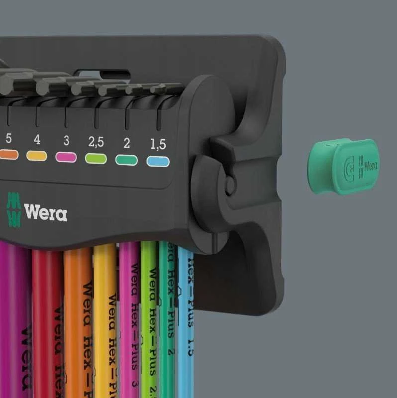 Wera Wera 950/9 Hex-Plus Multicolour 3 kampinių veržliarakčių rinkinys