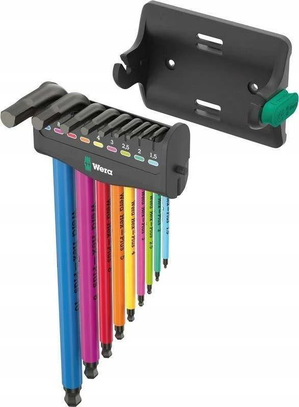 Wera Wera 950/9 Hex-Plus Multicolour Imperial 3 kampinių veržliarakčių rinkinys