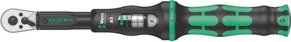 Dinamometrinis raktas Wera Click-Torque A 5; 1/4''; 2,5-25 Nm