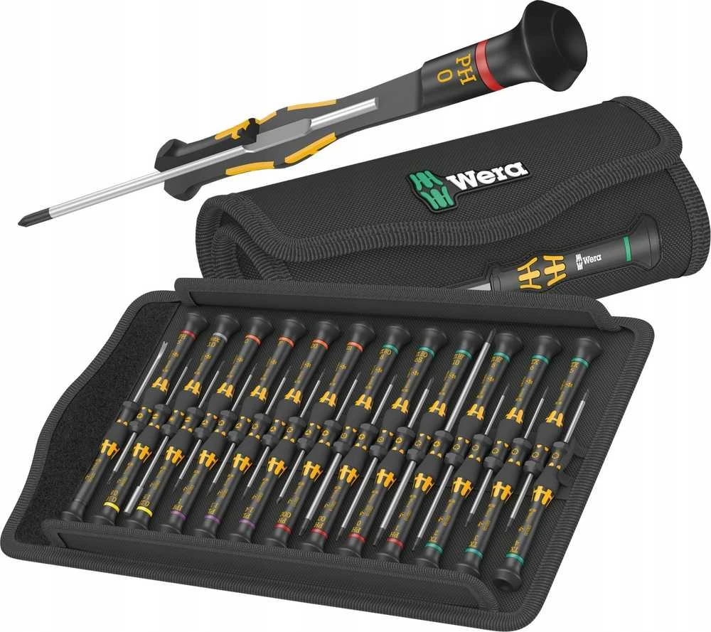 Atsuktuvų komplektas Wera Kraftform Micro ESD Big Pack 1; 25 vnt.
