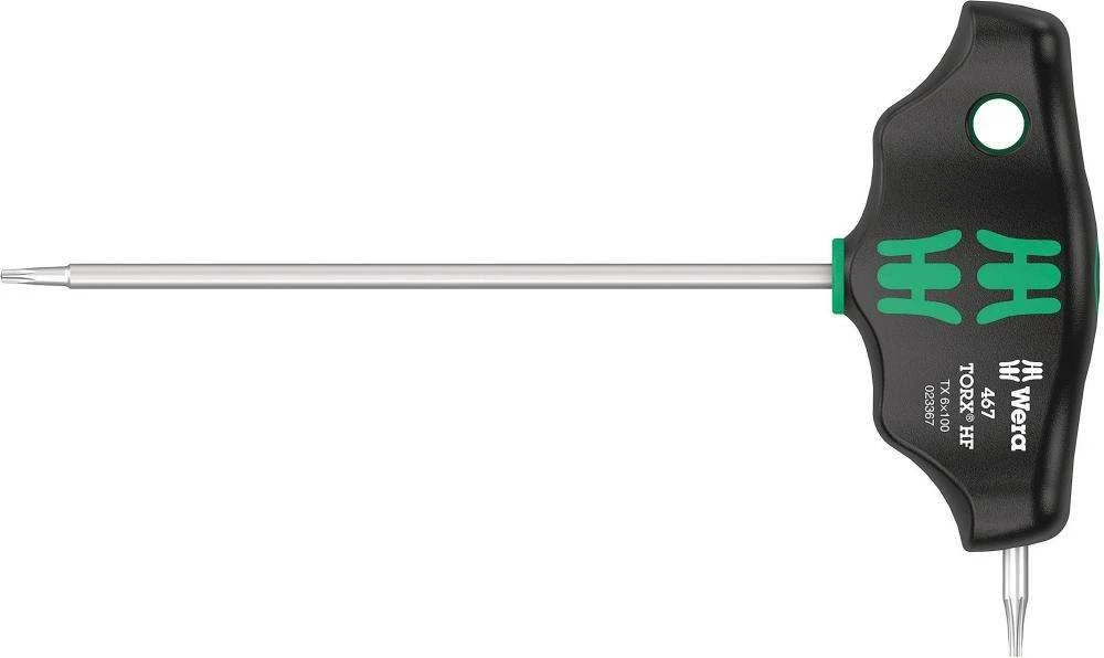 Atsuktuvas su T-formos rankena WERA Torx 467 HF TX15x100