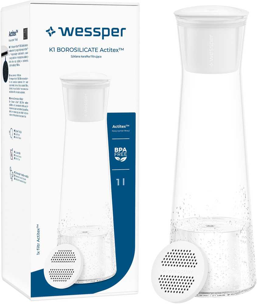 Wessper WES500 stiklinis gėrimų termosas su filtru
