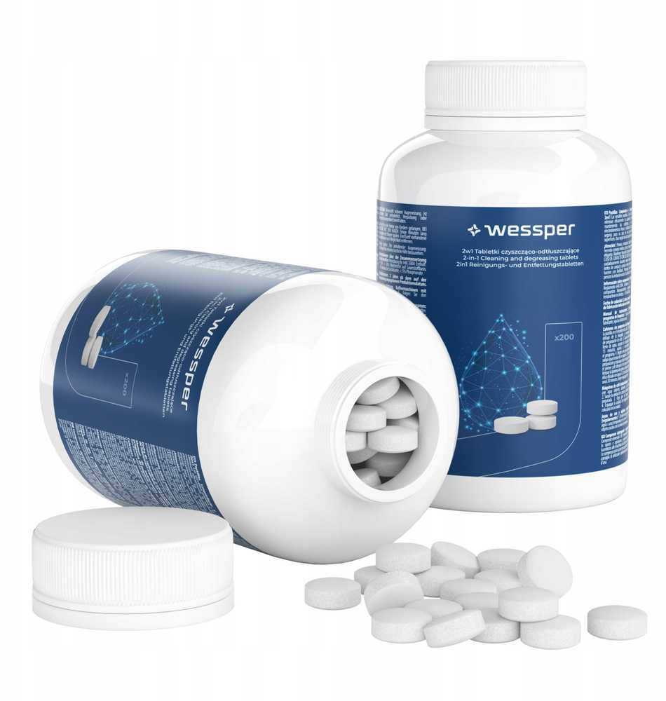 Wessper Tabletės czyszcząco-odtłuszczające 200 vnt. (WES078-200)