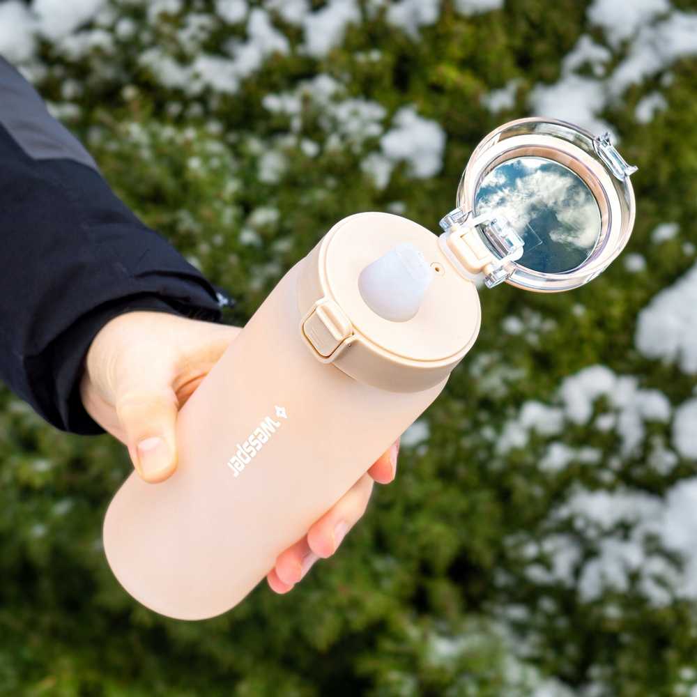 Gertuvė Wessper ActiveMax stiklinis buteliukas 680 ml smėlio spalvos