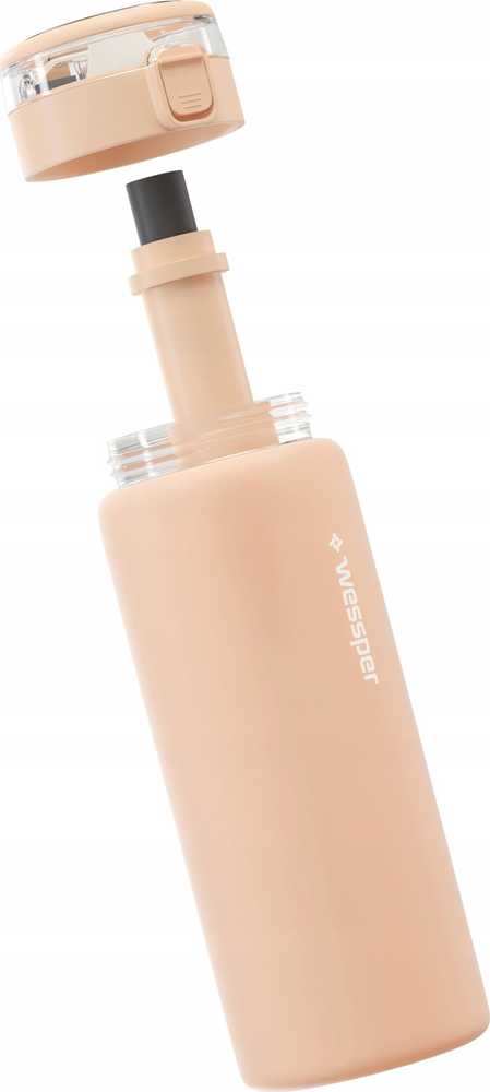 Gertuvė Wessper ActiveMax stiklinis buteliukas 680 ml smėlio spalvos