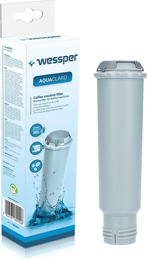 Wessper AquaClaro - filtras wody kavos aparatams AEG, Bosch, Krups, Neff, Siemens (na wkręt)