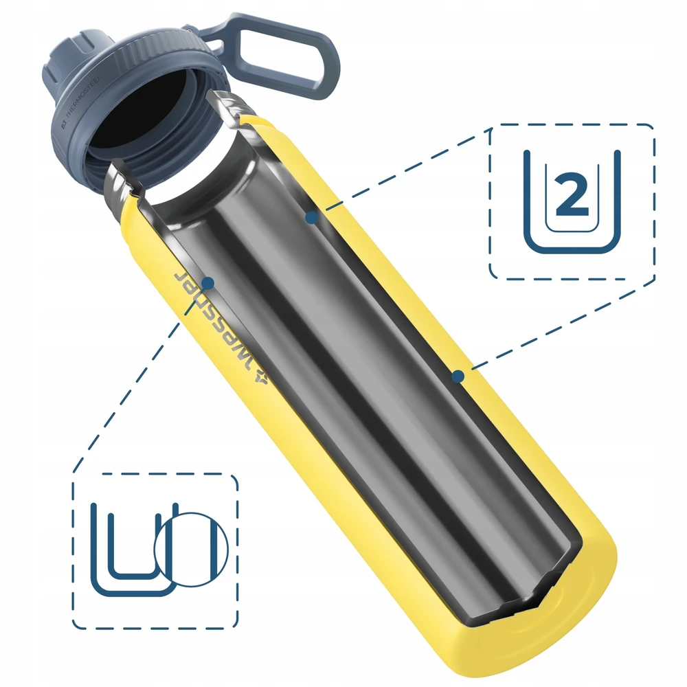 Wessper Termosas B3 Thermosteel 700 ml (WES266-YL-700)