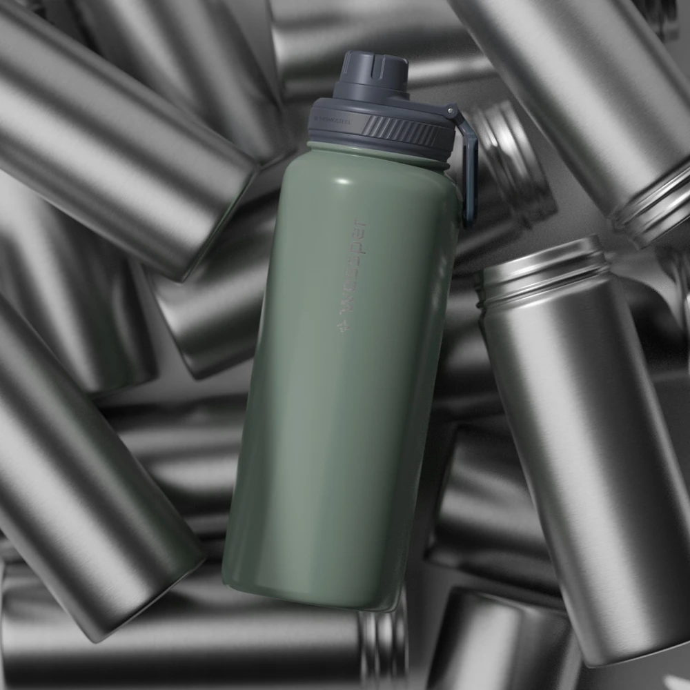 Wessper Termosas B3 Thermosteel Shiny Olive 1000 ml (WES266-SO-1000)