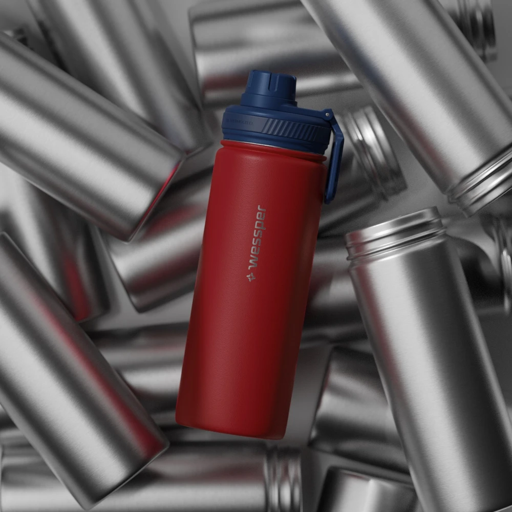 Wessper Termosas Wessper B3 THERMOSTEEL 500ml (WES266-Raudonas-500)