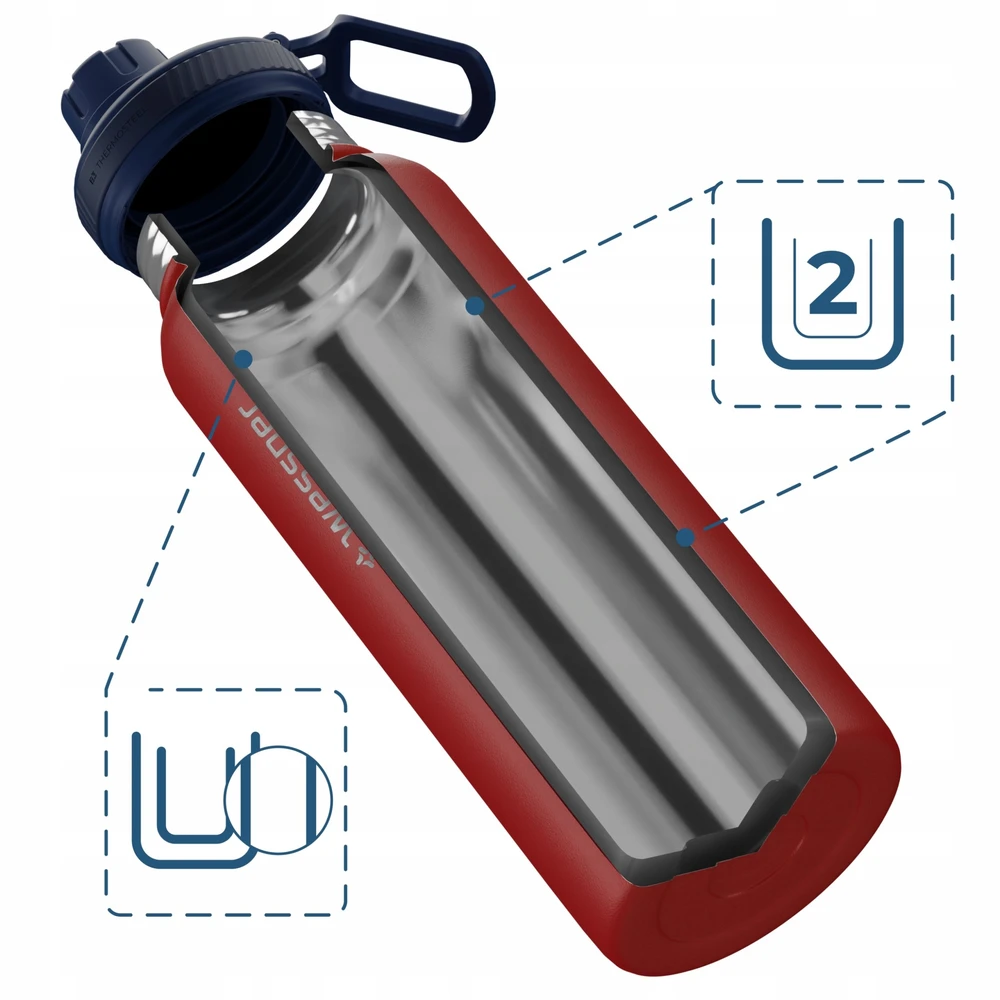 Wessper B3 THERMOSTEEL 1000 ml didelis termosas su gėrimais