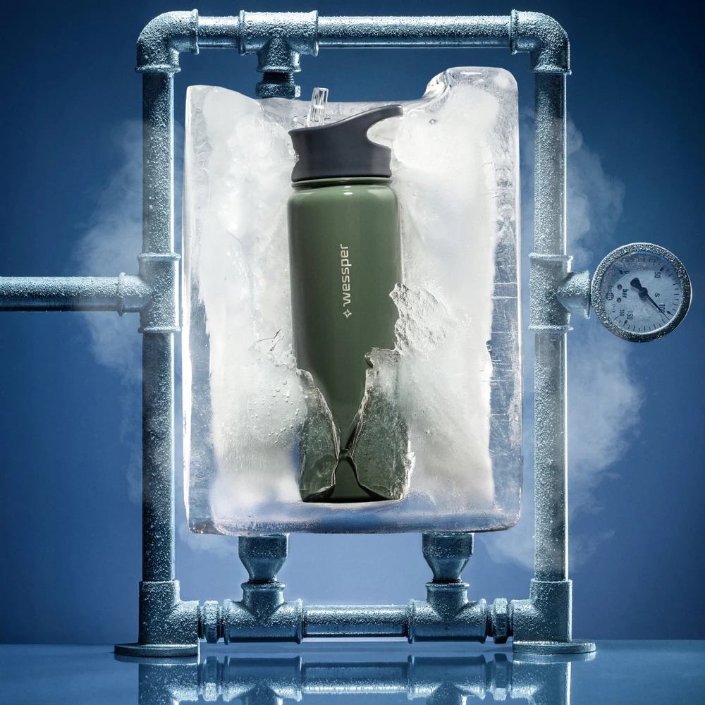 Wessper Termosas B3 Thermosteel Shiny Olive 700ml (WES266-SO-700)