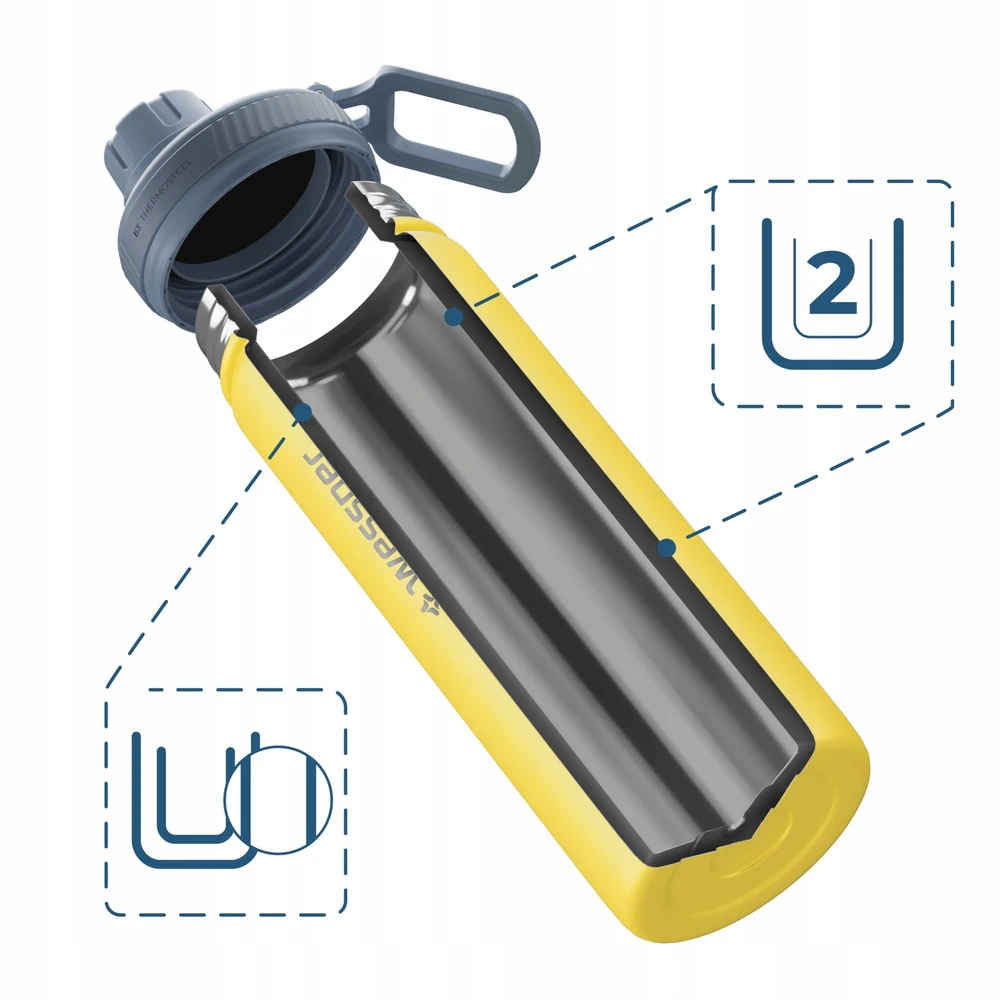 Wessper Termosas B3 Thermosteel 500 ml (WES266-YL-500)
