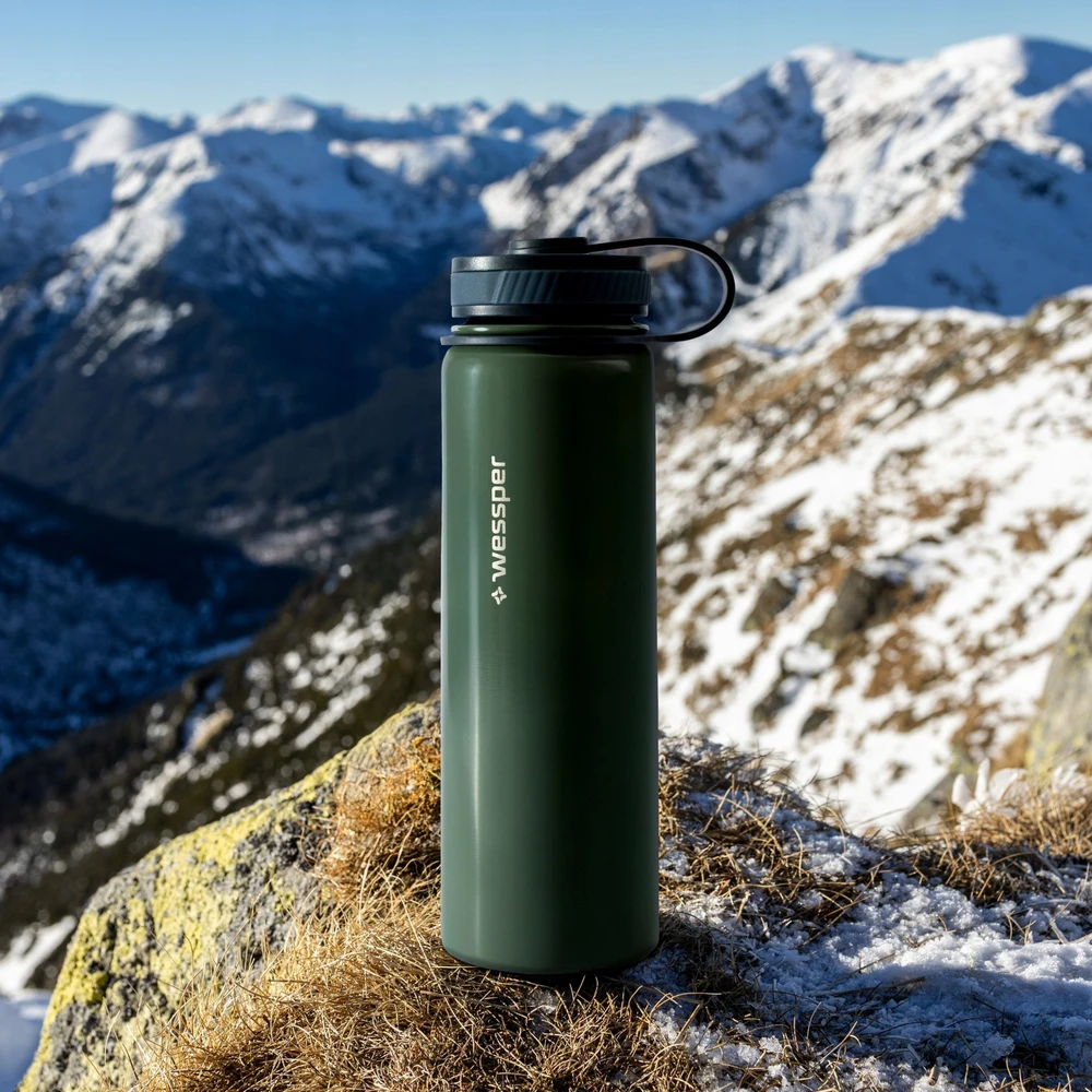 Wessper Termosas B3 Thermosteel Shiny Olive 700ml (WES266-SO-700)
