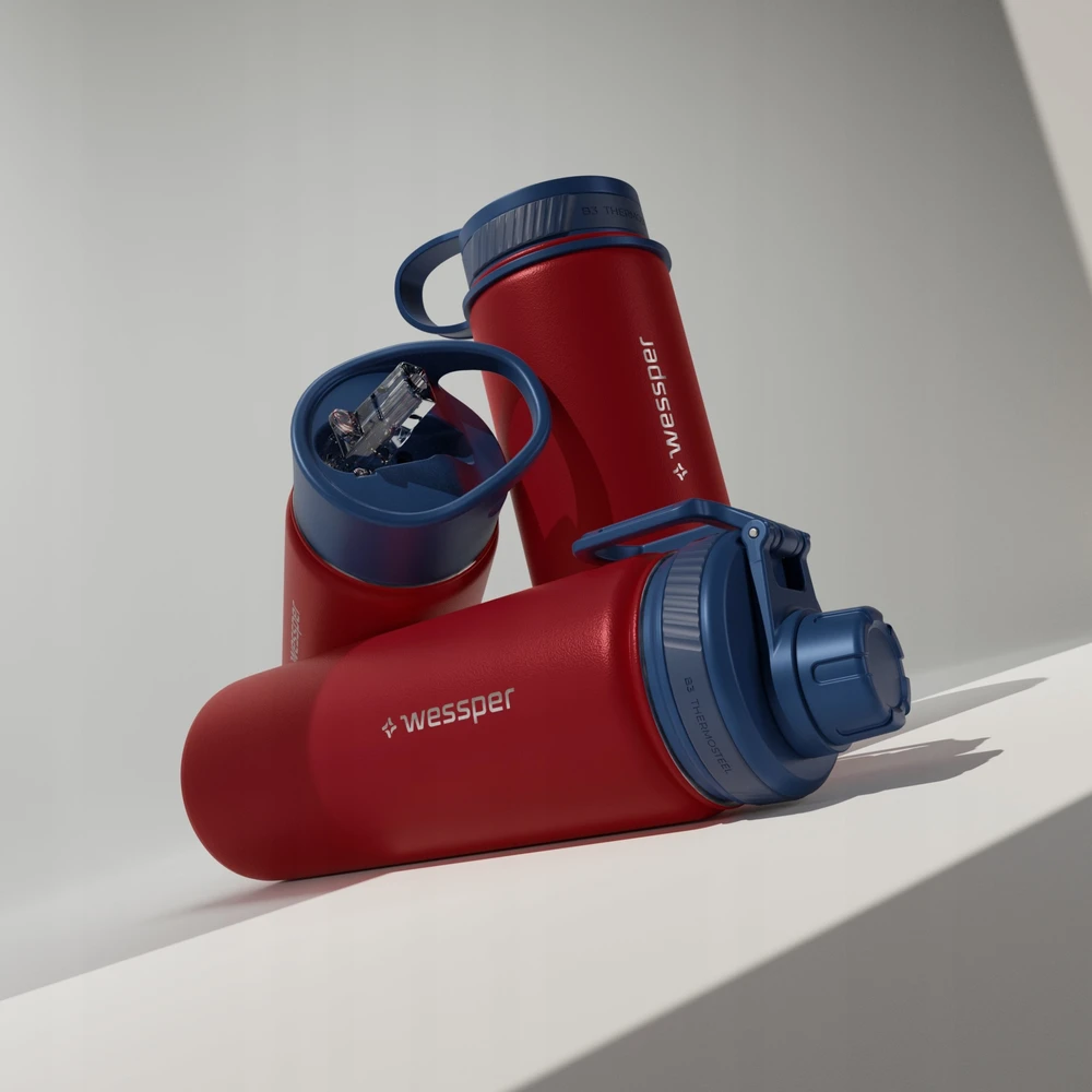 Wessper Termosas Wessper B3 THERMOSTEEL 500ml (WES266-Raudonas-500)