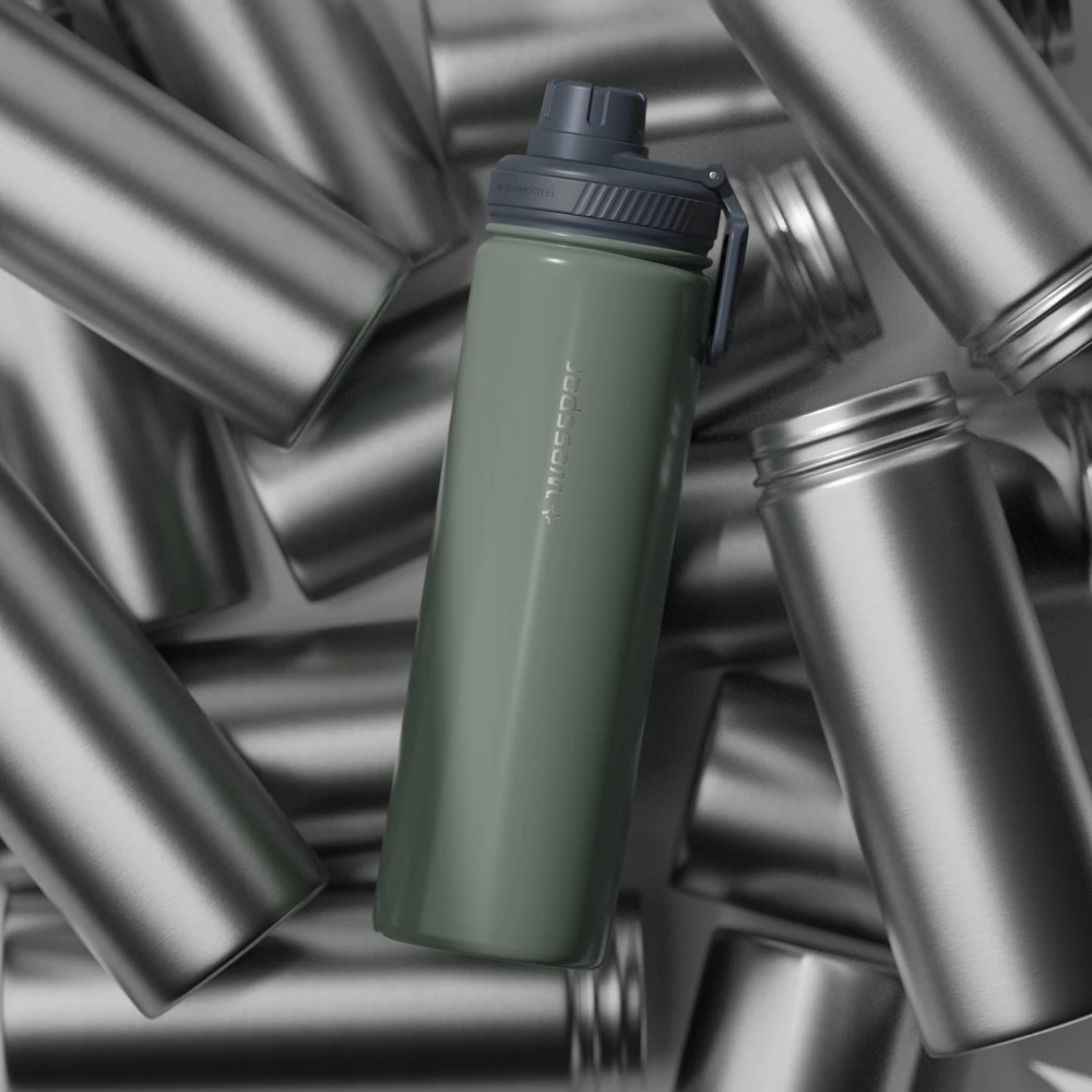 Wessper Termosas B3 Thermosteel Shiny Olive 700ml (WES266-SO-700)