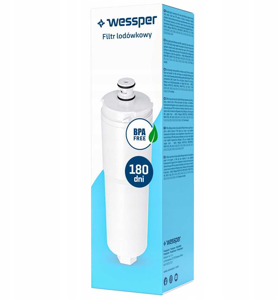 Wessper vandens filtras Bosch, Whirlpool, 3M šaldytuvams (WES405)