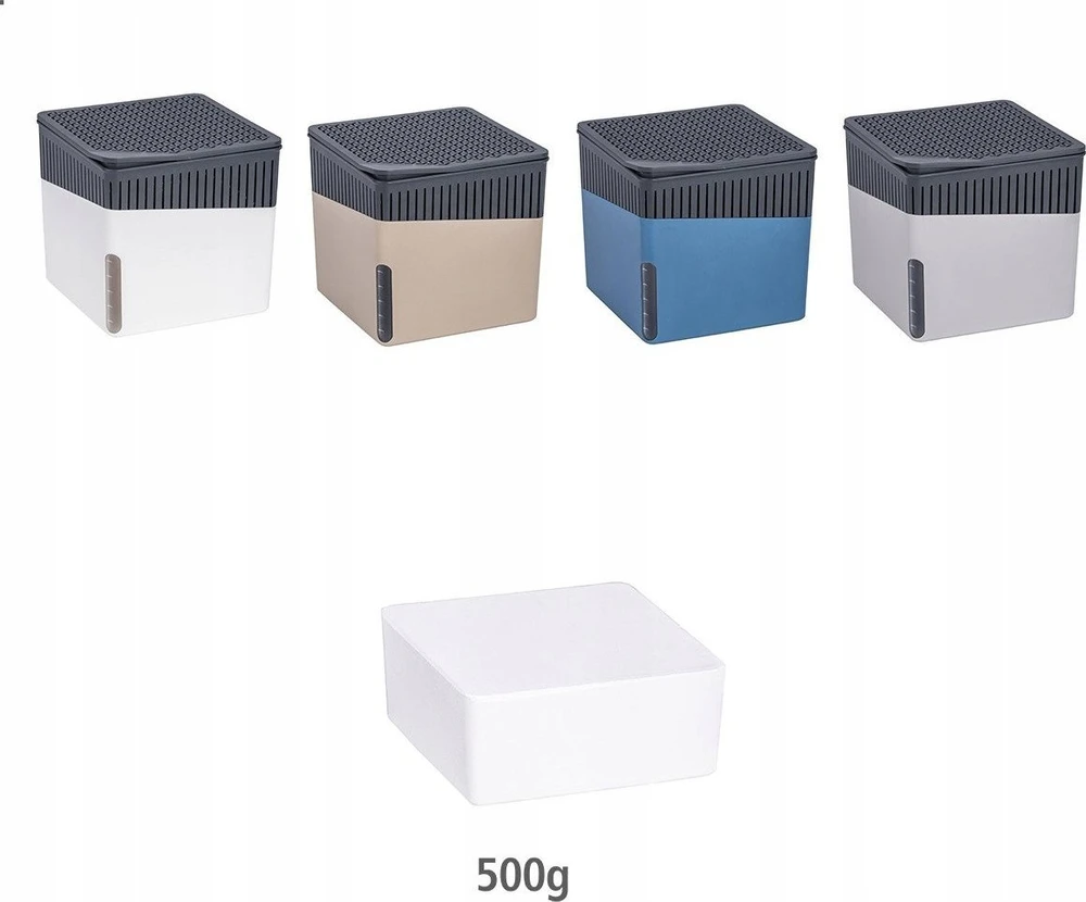 Sausintuvas Wessper Kasetė CUBE 500g drėgmės sugėrikliui, plotas 40 m³, WENKO