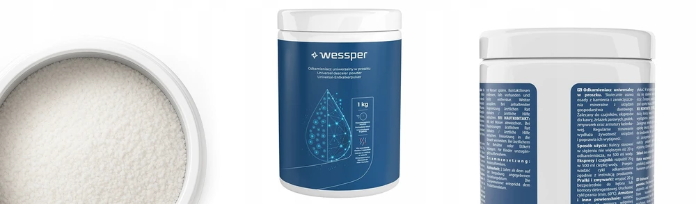 Wessper Universalus nuokalkėjimo milteliai (WES029-P-1000)