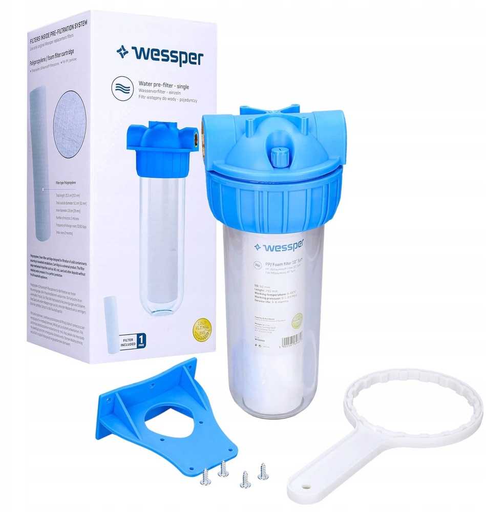 Wessper Vienkartinė išankstinio filtravimo sistema 3/4'' (WES6013)