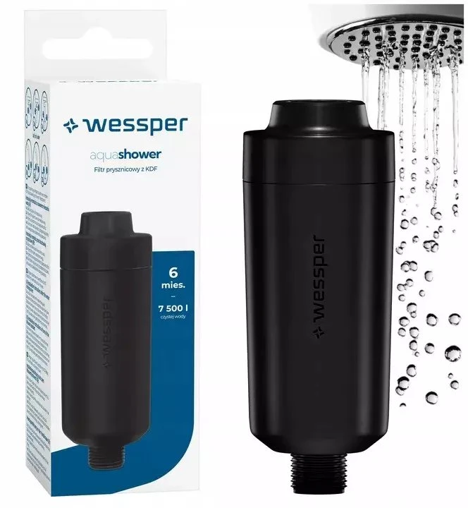 Wessper AquaShower juoda (WES081-BK)