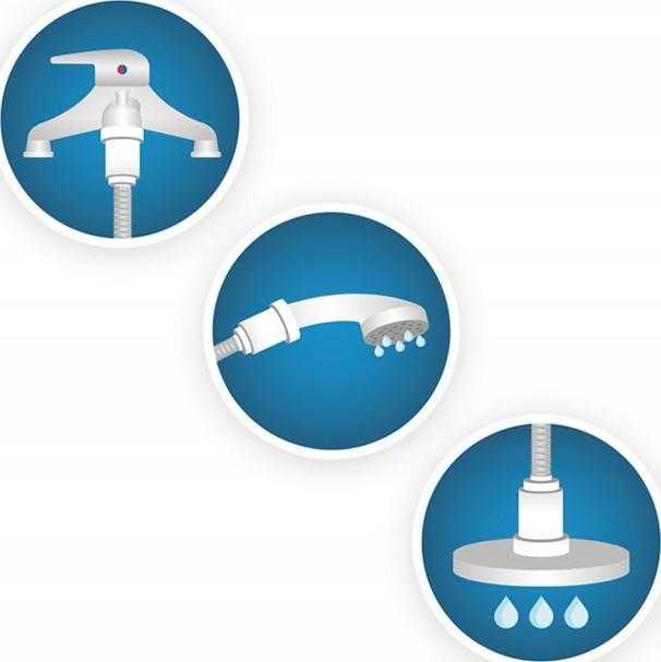 Wessper WESSPER AQUASHOWER DUŠO FILTRAS JUODA MATINIS