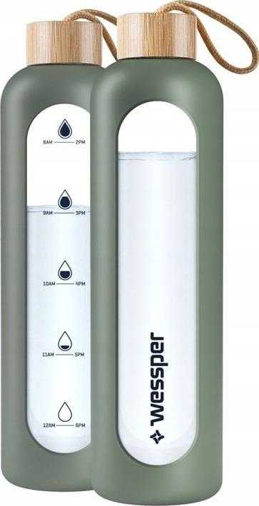 Wessper motyvacinė gertuvė - Activemax Crystalline  1 litras , alyvuogių žalia spalva