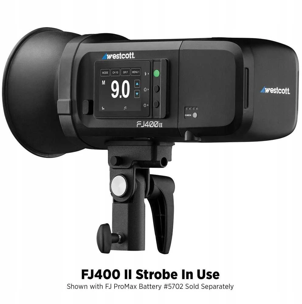 Apšvietimo įranga - Westcott FJ400 II Jutiklinis ekranas Strobe (400Ws, AC/DC Baterija)