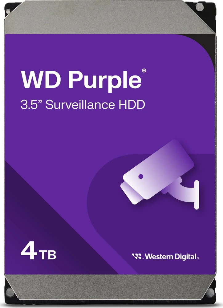 Western Digital Diskas WD Violetinė 4TB 3,5 "SATA III (WD 40PURX)