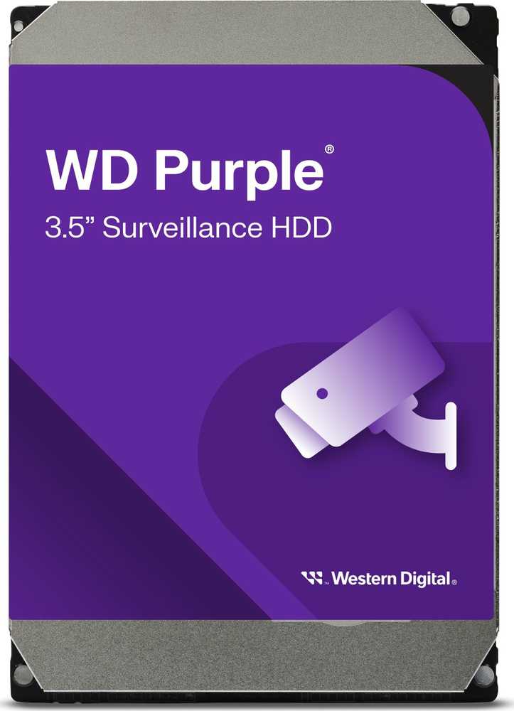 Western Digital HDD AV WD Violetinė (3.5'', 8TB, 256MB, 7200 RPM, SATA 6 Gb/s)