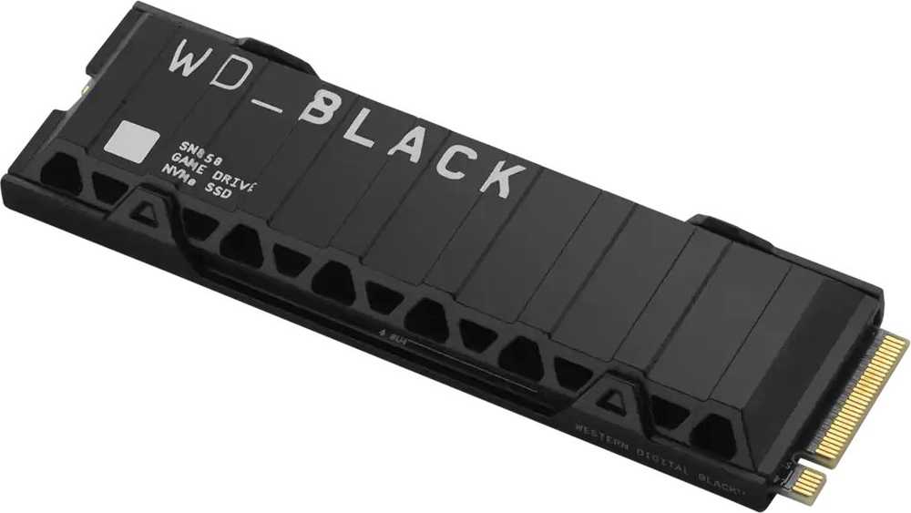 Sandisk Western Digital Juodas SN850 NVMe 1TB radiatorius WDBAPZ0010BNC-WRSN