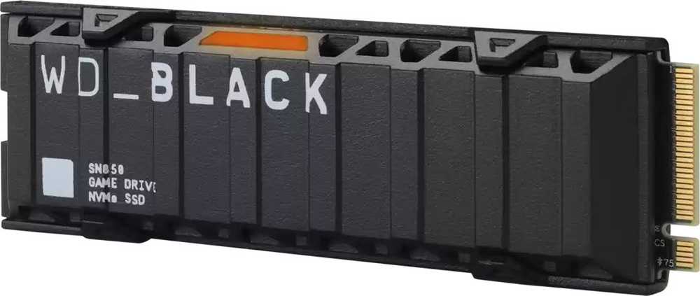 Sandisk Western Digital Juodas SN850 NVMe 1TB radiatorius WDBAPZ0010BNC-WRSN